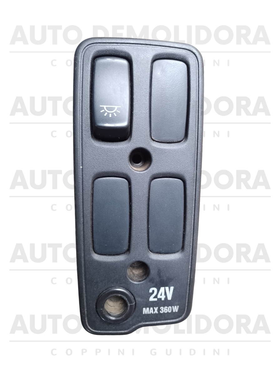 Kit Botao Interruptor Luz Interna / Moldura Scania / Tampa Cega - 1421859 1433018 1448133