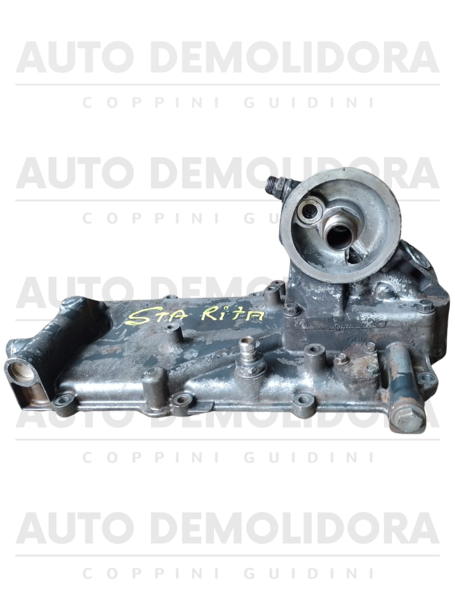 Tampa Radiador Oleo Motor Scania + Cabecote Filtro Lubrificante - 1795526