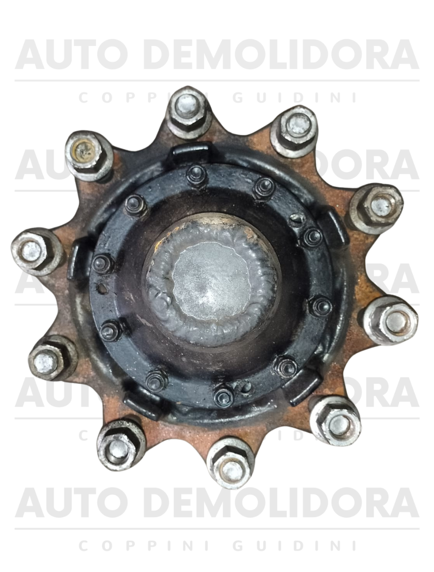 Cubo Roda Tracao + Rolamento + Flange Estria Fina - Scania 440