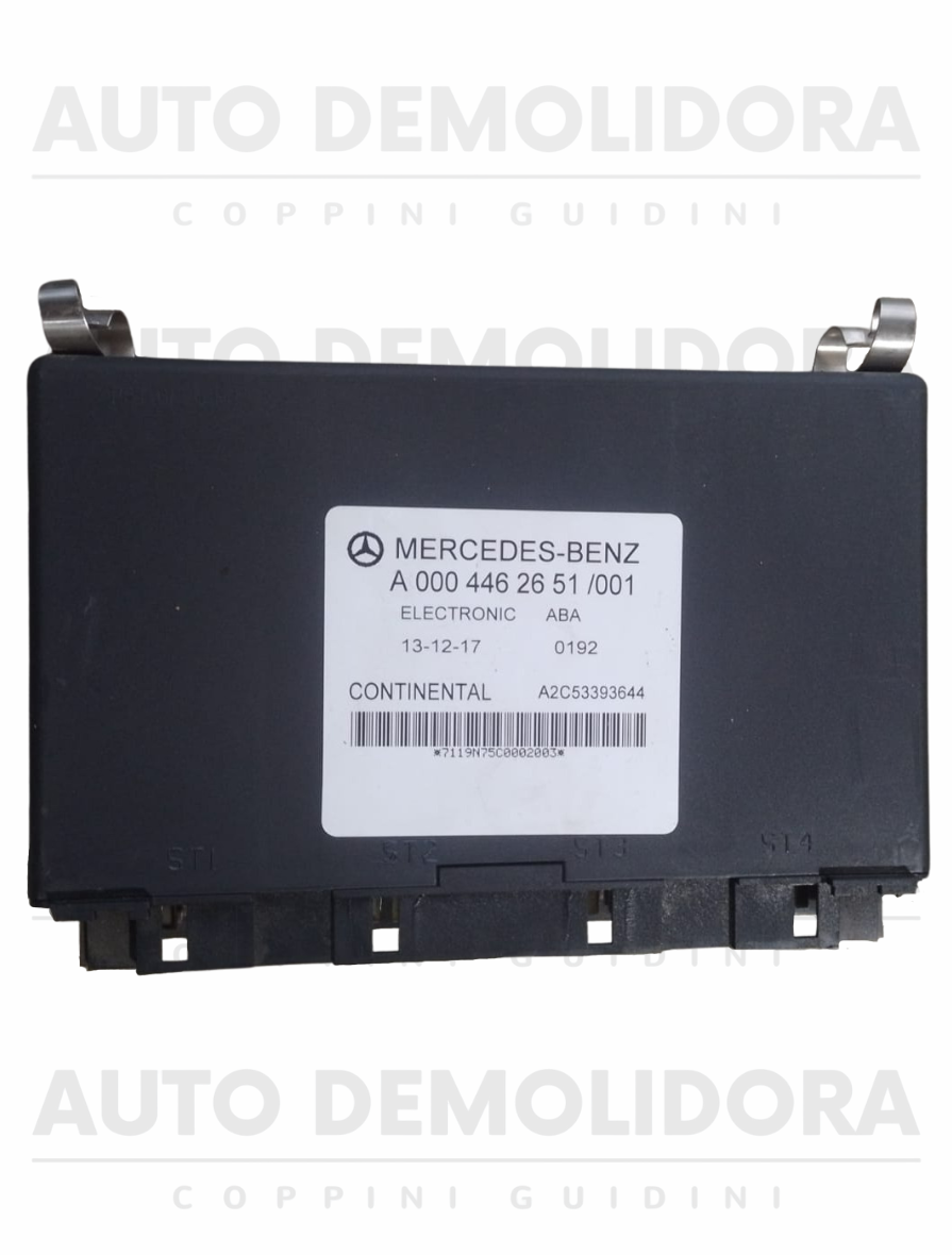Modulo Eletronico Aba Mercedes Benz Actros 2546 2018 - A0004462651001